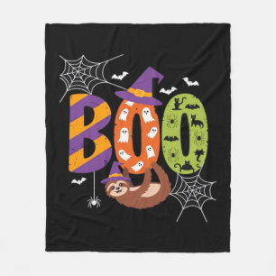 Halloween Sloth Boo Lazy Essential T-Shirt Fleece Blanket