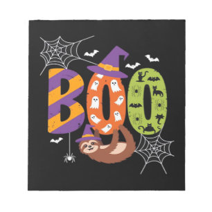 Halloween Sloth Boo Lazy Essential T-Shirt Notepad