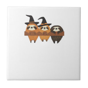 Halloween Sloth Essential T-Shirt Ceramic Tile
