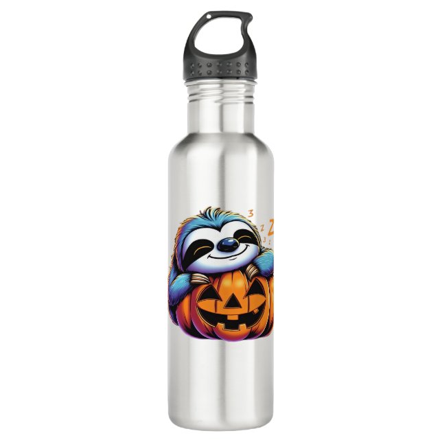 Halloween Sloth Lover Costume Essential T-Shirt 710 Ml Water Bottle (Front)