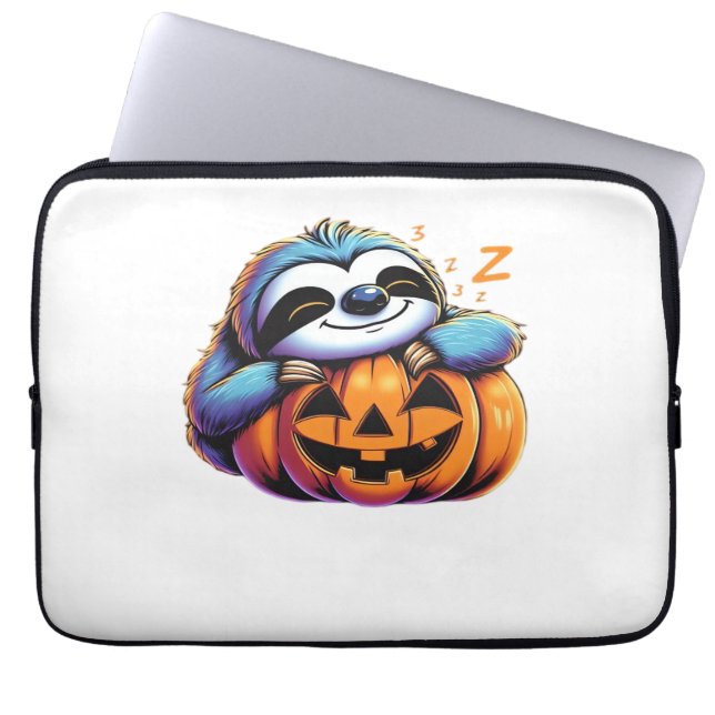 Halloween Sloth Lover Costume Essential T-Shirt Laptop Sleeve (Front)