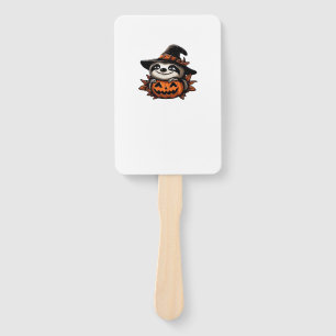 Halloween Sloth Pumpkin Festivity Classic T-Shirt Hand Fan