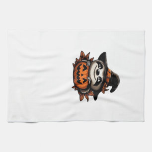 Halloween Sloth Pumpkin Festivity Classic T-Shirt Tea Towel