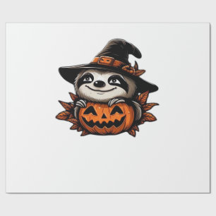 Halloween Sloth Pumpkin Festivity Classic T-Shirt Wrapping Paper