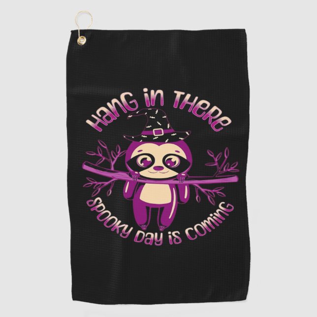 Halloween Sloth (ver.1) Classic T-Shirt Golf Towel (Front)