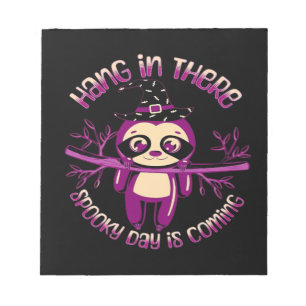 Halloween Sloth (ver.1) Classic T-Shirt Notepad