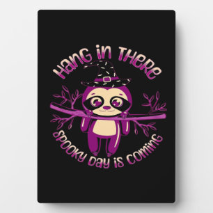 Halloween Sloth (ver.1) Classic T-Shirt Plaque