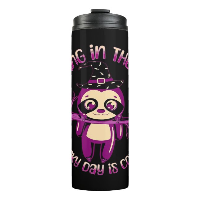 Halloween Sloth (ver.1) Classic T-Shirt Thermal Tumbler (Front)