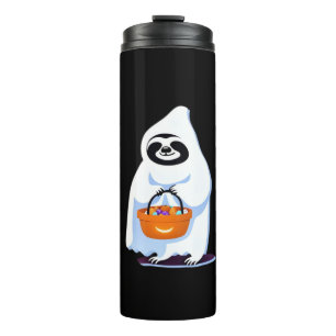 Halloween Slothful Design, This is my Human Costum Thermal Tumbler