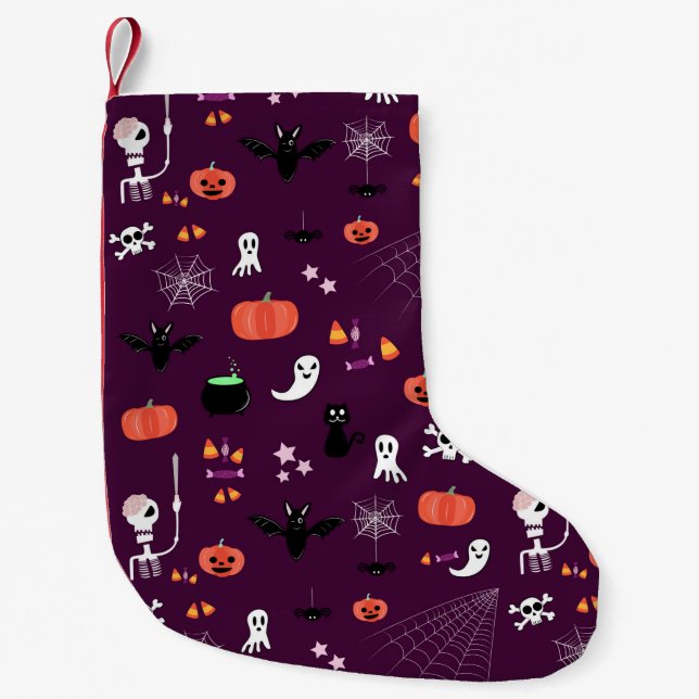 Halloween Small Christmas Stocking (Front)