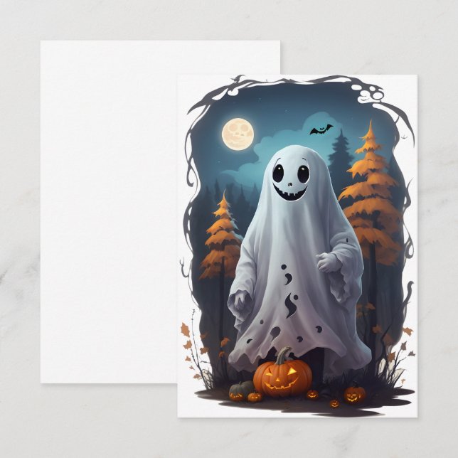 Halloween - Smiling Ghost (Front/Back)