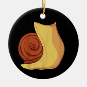 Halloween Snail Animal Cosplay Ceramic Ornament