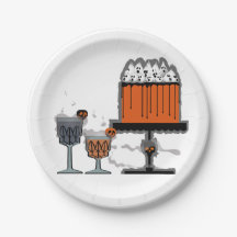 Halloween Snow White poison apple party plate