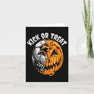 Halloween Soccer Skeleton  Card