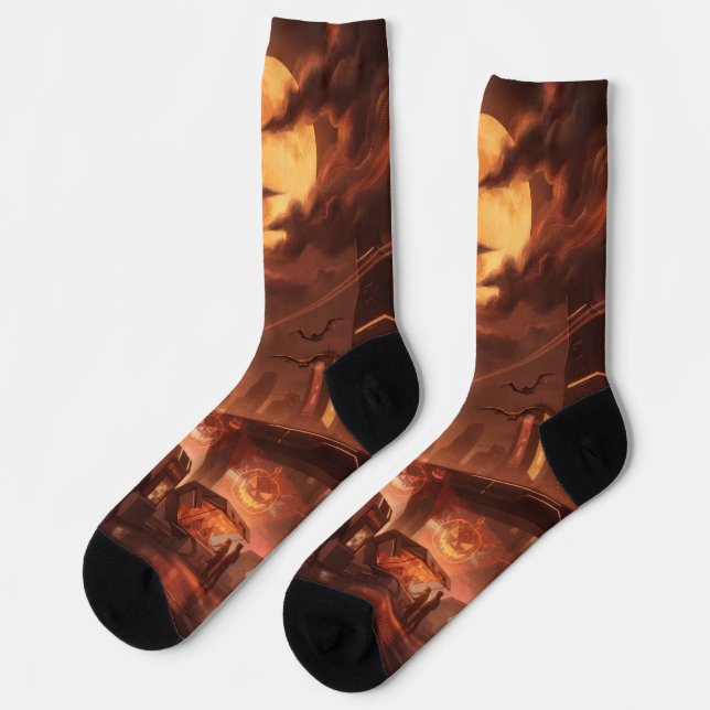 Halloween Socks (Left)