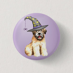 Halloween Soft Coated Wheaten Terrier 3 Cm Round Badge