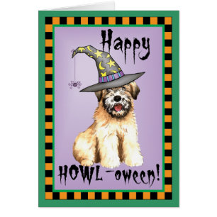 Halloween Soft Coated Wheaten Terrier Card