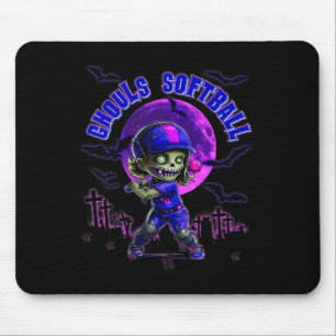 Halloween Softll For Girls Creepy Spooky Zombie Tt Mouse Pad