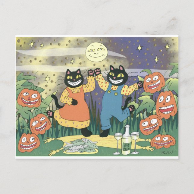 Halloween Soiree Postcard (Front)