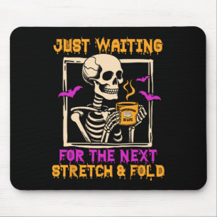 Halloween Sourdough King Waiting For Next Stretch Mouse Pad
