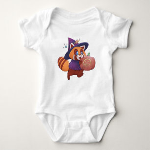 Halloween Space Panda Baby Bodysuit