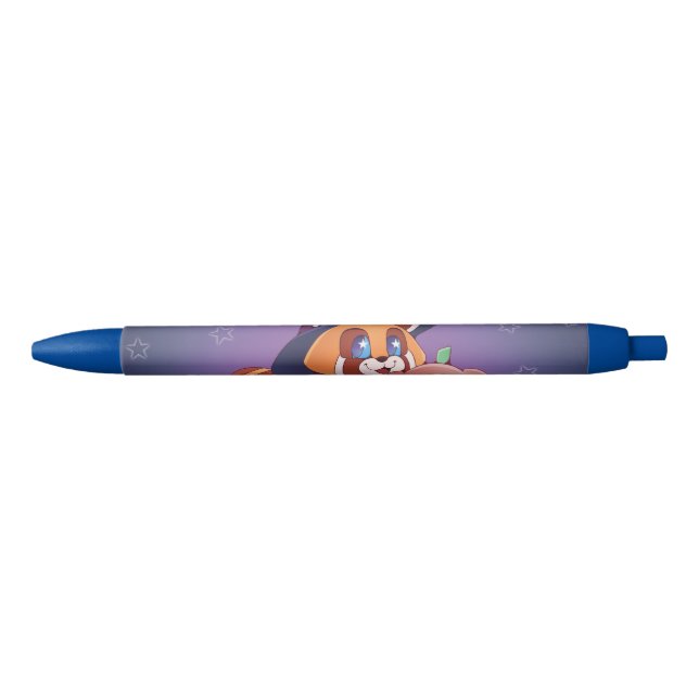 Halloween Space Panda Black Ink Pen (Front)