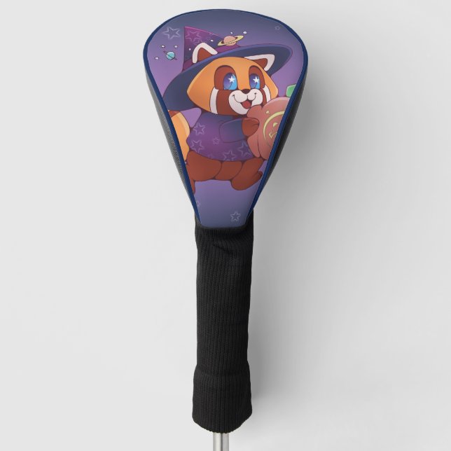 Halloween Space Panda Golf Head Cover (Front)