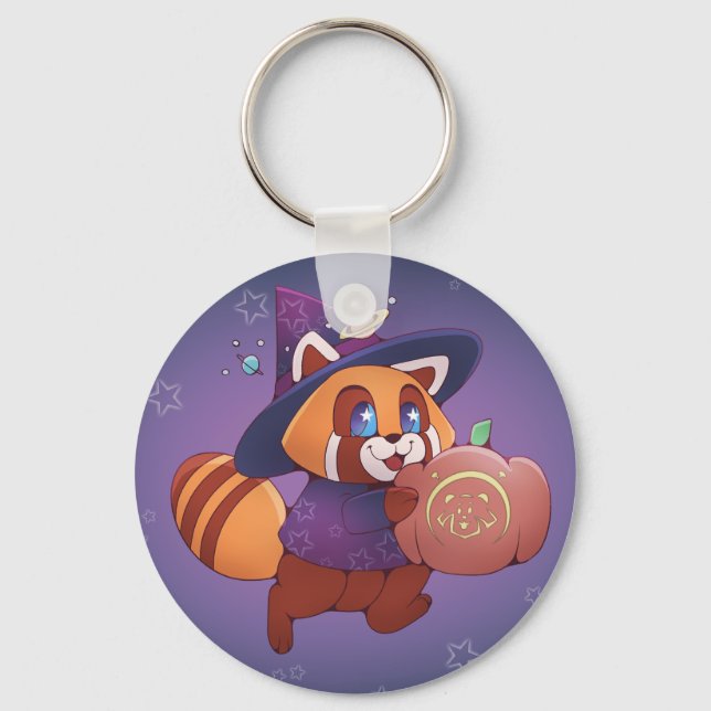 Halloween Space Panda Key Ring (Front)