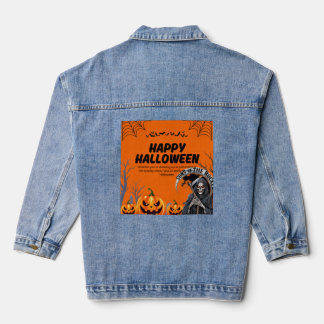 halloween specific denim jacket