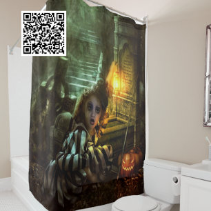 Halloween Spell Shower Curtain