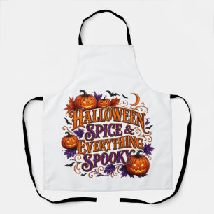 Halloween Spice and Everything Spooky Apron