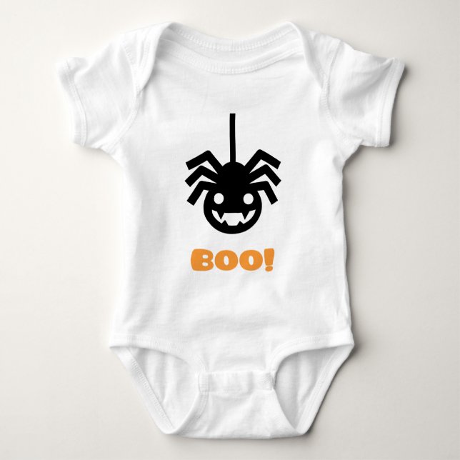 Halloween Spider Baby Bodysuit (Front)