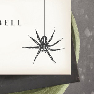 Halloween Spider Business Card
