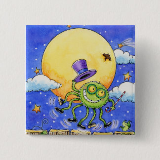 Halloween Spider Button