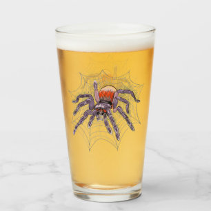 Halloween Spider Creepy Fun Glass