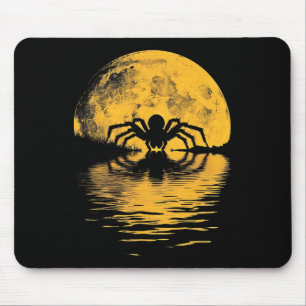 Halloween Spider Full Moon Scary Spooky Costume Pa Mouse Pad
