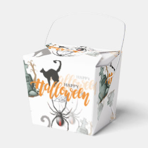 Halloween Spider Grave Favour Box