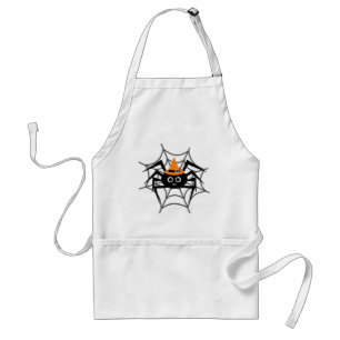 Halloween Spider in Web Tshirts and Gifts Standard Apron