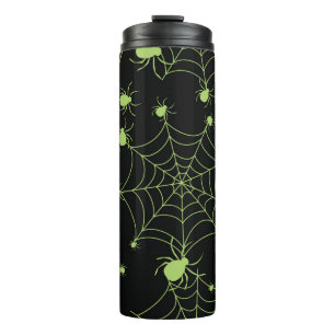 Halloween Spider Net Creative Pattern Thermal Tumbler