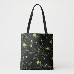 Halloween Spider Net Creative Pattern Tote Bag