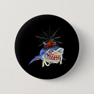 Halloween Spider Shark Performance 6 Cm Round Badge