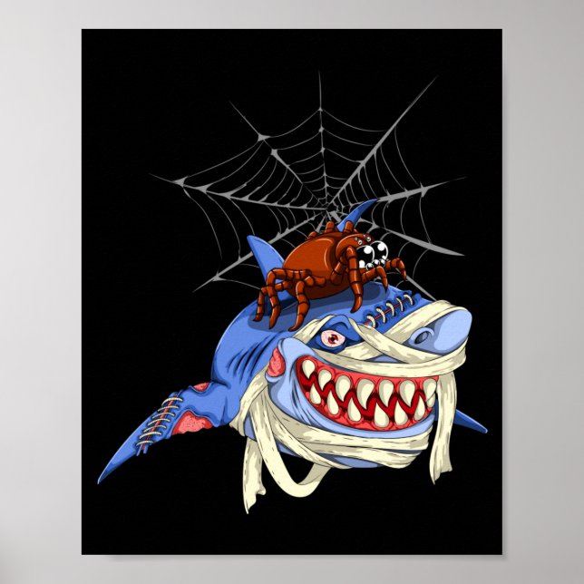 Halloween Spider Shark Performance Poster (Front)