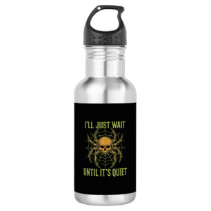 Halloween Spider Skull Quiet 532 Ml Water Bottle