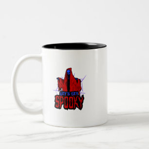 Halloween Spider Two-Tone Coffee Mug