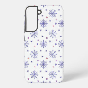 Halloween Spider Web and Candy Pattern Samsung Galaxy Case
