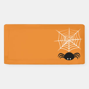 Halloween Spider Web  Banner
