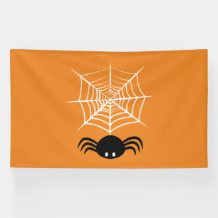 Halloween Spider Web  Banner