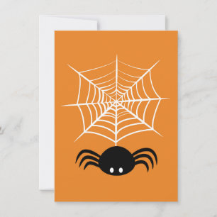 Halloween Spider Web Card