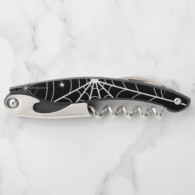 Halloween Spider Web Corkscrew (Front)
