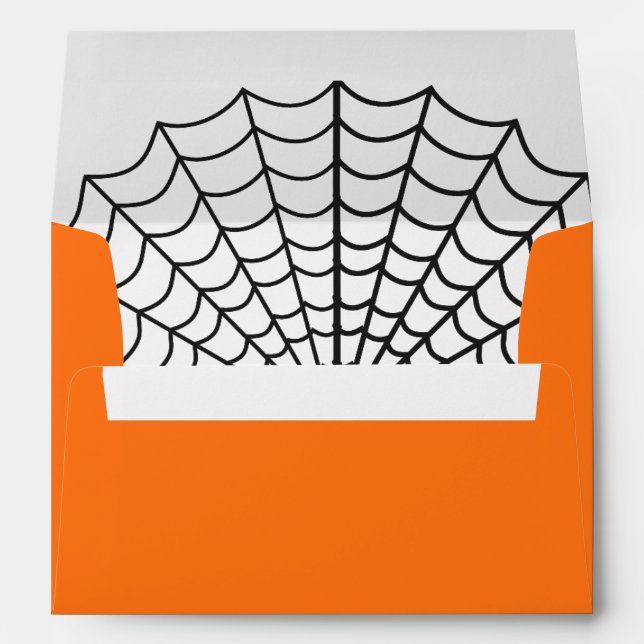 Halloween Spider Web Envelopes (Back (Bottom))